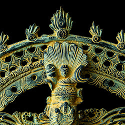 【1点もの】ダンシング・シヴァ アンティーク仕上げ 60cm - サブ5