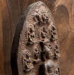 アクショービヤと13柱の仏像【木製 一点物 高さ:44cm】 - サブ3