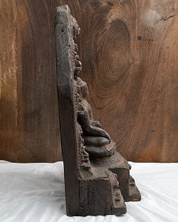 アクショービヤと13柱の仏像【木製 一点物 高さ:44cm】 - サブ5