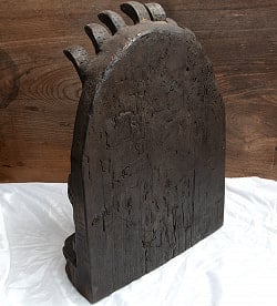 珍しい木彫りのガネーシャ【木製 一点物 高さ:44cm】 - サブ4