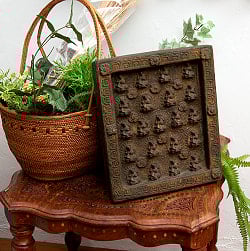 21ターラの仏像【木製 一点物 高さ:31cm 1700g】 - サブ3