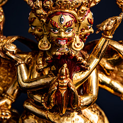 チャクラサンバラ（勝楽金剛） 銅造り鍍金仕立て 23cm - サブ3