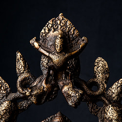 薬師如来 坐像 重厚なブラス製 高さ：40cm程度 - サブ3