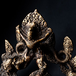 薬師如来 坐像 重厚なブラス製 高さ：40cm程度 - サブ4