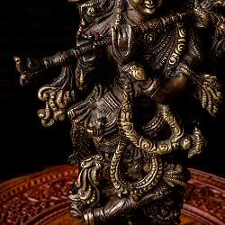 クリシュナ 立像 重厚なブラス製 高さ：46.5cm程度 - サブ5