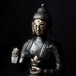 薬師如来 立像 重厚なブラス製 高さ19.5cm程度 - サブ4