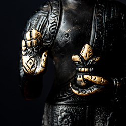 薬師如来 立像 重厚なブラス製 高さ19.5cm程度 - サブ5