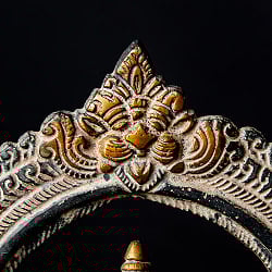 ヴァラーヒー神（亥頭妃） 半跏像 重厚なブラス製 高さ22cm程度 - サブ5