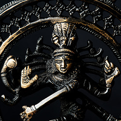 ダンシング・シヴァ 重厚なブラス製 高さ21cm程度 - サブ2