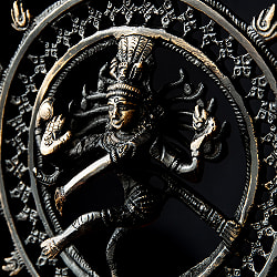 ダンシング・シヴァ 重厚なブラス製 高さ21cm程度 - サブ4