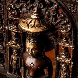 マハーヴィーラ ジャイナ教の開祖 重厚なブラス製 高さ:31.5cm程度 - サブ4