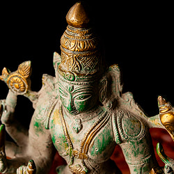 ヴィシュヌ 立像 重厚なブラス製 高さ:30.5cm程度 - サブ3