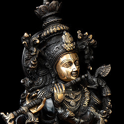 真鍮黒塗仕上げ 特大サイズ クリシュナ 75cm - サブ3