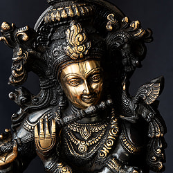 真鍮黒塗仕上げ 特大サイズ クリシュナ 75cm - サブ5