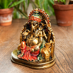 ガネーシャ像 バリ・ヒンドゥーの神様像 レジン製 14.cm - サブ2