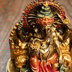 ガネーシャ像 バリ・ヒンドゥーの神様像 レジン製 14.cm - サブ4