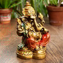 ガネーシャ像 バリ・ヒンドゥーの神様像 レジン製 16.5cm - サブ3