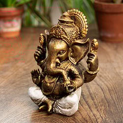 ガネーシャ像 バリ・ヒンドゥーの神様像 レジン製 14.5cm - サブ2