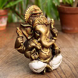 ガネーシャ像 バリ・ヒンドゥーの神様像 レジン製 14.5cm - サブ3