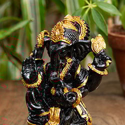 ガネーシャ像 バリ・ヒンドゥーの神様像 レジン製 14.5cm - サブ2