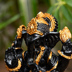 ガネーシャ像 バリ・ヒンドゥーの神様像 レジン製 14.5cm - サブ5