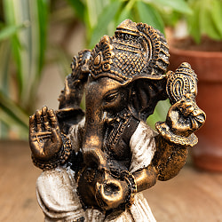 ガネーシャ像 バリ・ヒンドゥーの神様像 レジン製 14.5cm - サブ4