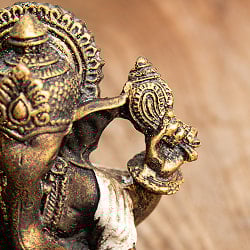 ガネーシャ像 バリ・ヒンドゥーの神様像 レジン製 14.5cm - サブ5