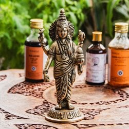 ダンワンタリ 神像 アーユルヴェーダの神様 高さ18.5cm