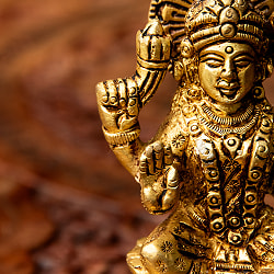 ラクシュミー坐像 高さ9.5cm - サブ3