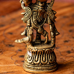 ブラス製 クリシュナ神像高さ：11cm - サブ5