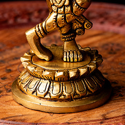 ブラス製 クリシュナ神像高さ：23.5cm - サブ5