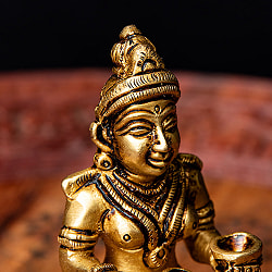 アンナプルナー 女神像（食を与える女神） 重厚なブラス製 高さ10.5cm程度 - サブ2