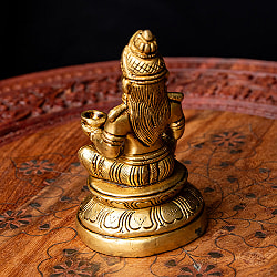 アンナプルナー 女神像（食を与える女神） 重厚なブラス製 高さ10.5cm程度 - サブ5