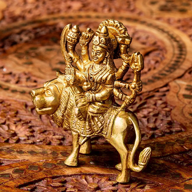 ドゥルガー (高さ:9.5cm) 6 - 角度を変えてみてみました。