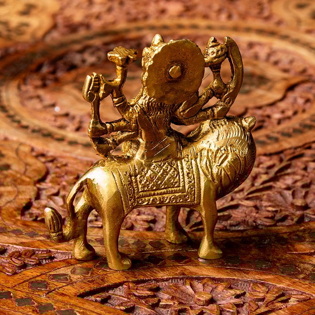 ドゥルガー (高さ:9.5cm) 7 - 背面の様子です