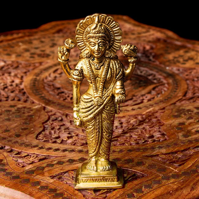 ダンワンタリ 神像 アーユルヴェーダの神様 高さ14.5cmの写真