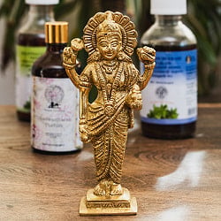 [インド品質]ダンワンタリ 神像 アーユルヴェーダの神様 高さ14.5cm - メイン