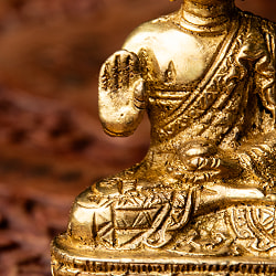 ブッダ坐像 重厚なブラス製 8.5cm - サブ3