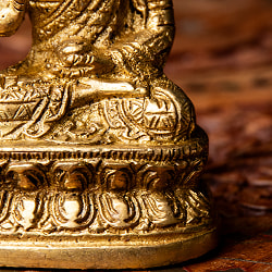 ブッダ坐像 重厚なブラス製 8.5cm - サブ4