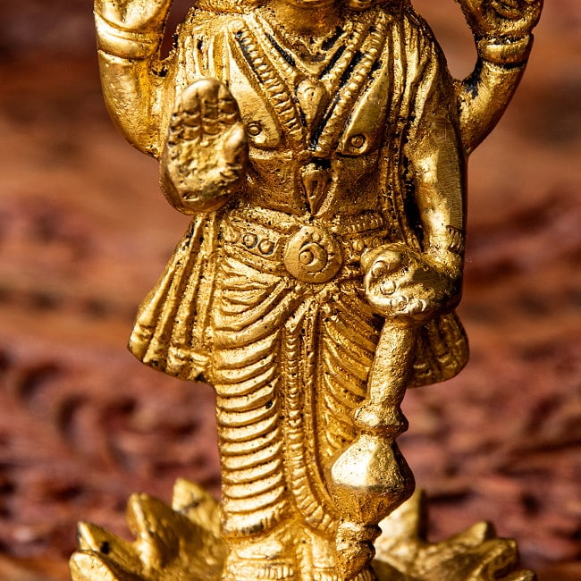 ヴィシュヌ 立像 高さ：11cm程度 3 - 腰回りの様子です。