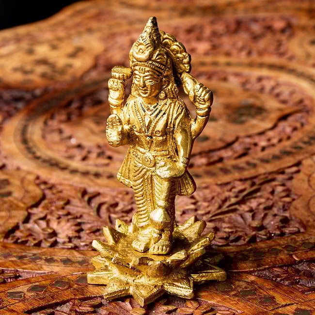 ヴィシュヌ 立像 高さ：11cm程度 6 - 角度を変えてみてみました。