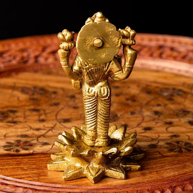 ラクシュミ 立像 10.5cm 7 - 背面を見てみました。