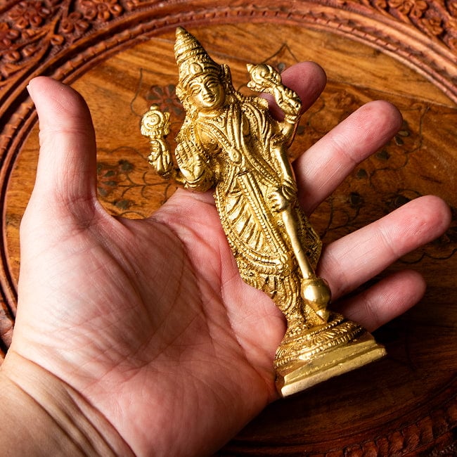 ヴィシュヌ 立像 高さ：14.5cm程度 10 - これくらいのサイズ感です。