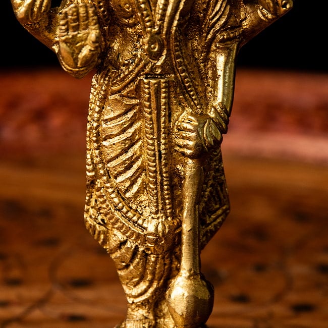 ヴィシュヌ 立像 高さ：14.5cm程度 7 - お腹周りの様子です。