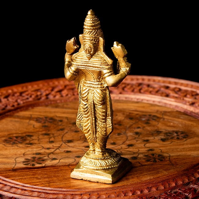 ヴィシュヌ 立像 高さ：14.5cm程度 9 - 背面の様子です。