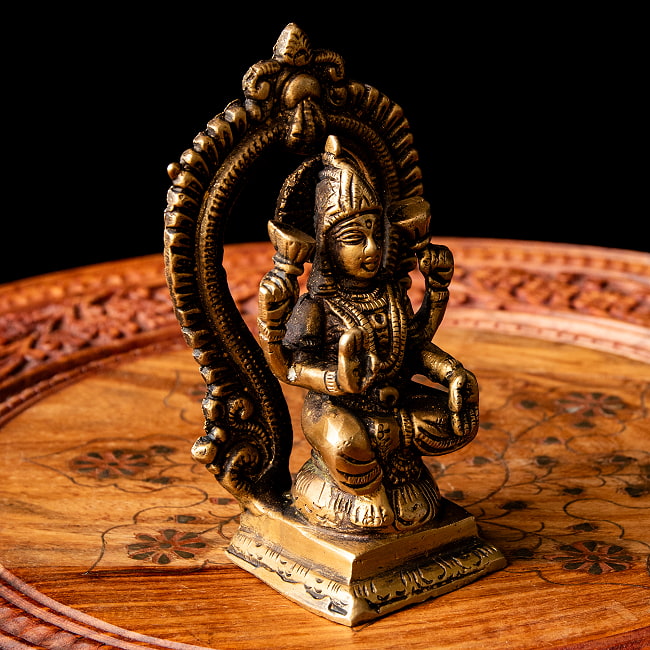 ラクシュミ 坐像 13.5cm 11 - 角度を変えてみてみました。