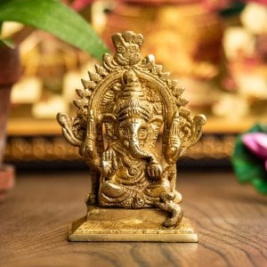 ブラス製 ガネーシャ 9cm