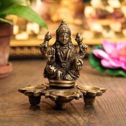 ラクシュミのオイルランプ 10cm(TI-RSDL-1842)