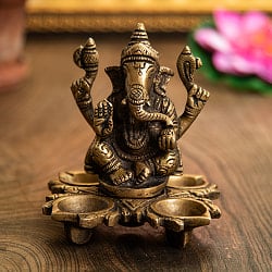 ガネーシャ のオイルランプ 10cm - サブ2