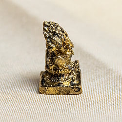 ガネーシャ五面　パンチャムキガネーシャ　坐像　Pancha mukhi Ganesh　ミニ神像 - サブ3